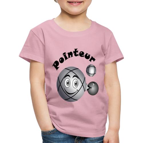t shirt pointeur pétanque boule existe en tireur N - T-shirt Premium Enfant