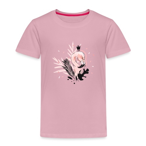 Queen of flamingos - Maglietta Premium per bambini