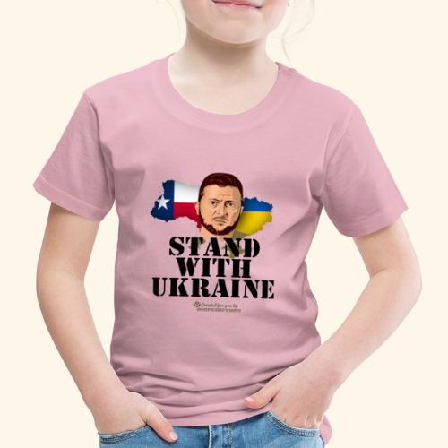 Texas T-Shirt Stand with Ukraine - Kinder Premium T-Shirt