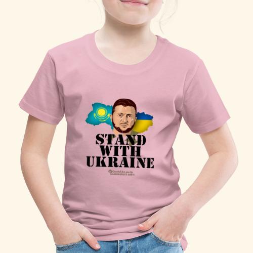 Ukraine Kasachstan Unterstützer Merch - Kinder Premium T-Shirt