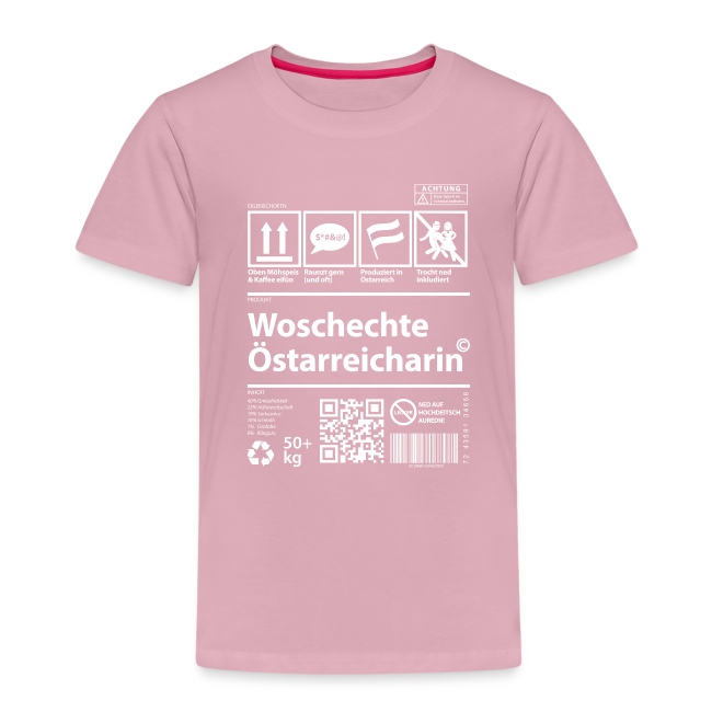 Vorschau: Woschechta Österreicha - Kinder Premium T-Shirt