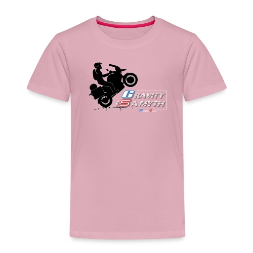 Motorradreise Girls Design GS GRAVITY IS A MYTH - Kinder Premium T-Shirt