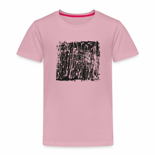 paintBlobBlack2 - Kinder Premium T-Shirt