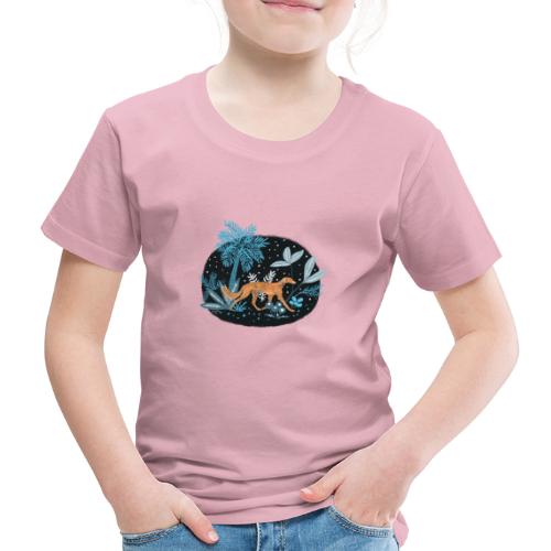Saluki im Tropenwald - Kinder Premium T-Shirt