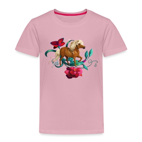 Kamelien Pony - Kinder Premium T-Shirt