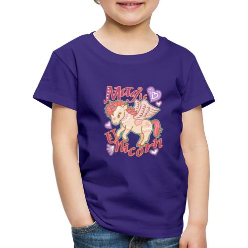 Sweet Magic Unicorn Design - Kids' Premium T-Shirt