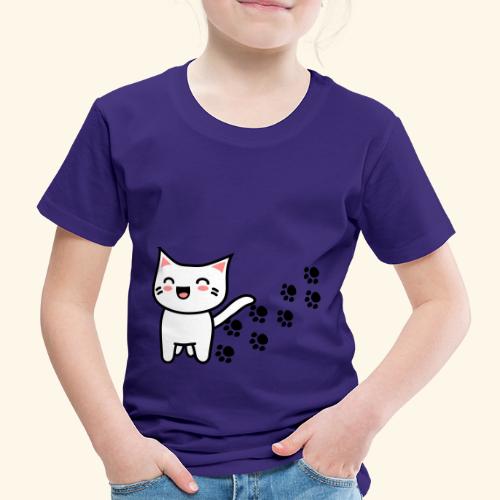 Kawaii Kitteh mit Pfoten - Kinder Premium T-Shirt