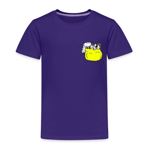 Taschenhunde gelb - Kinder Premium T-Shirt