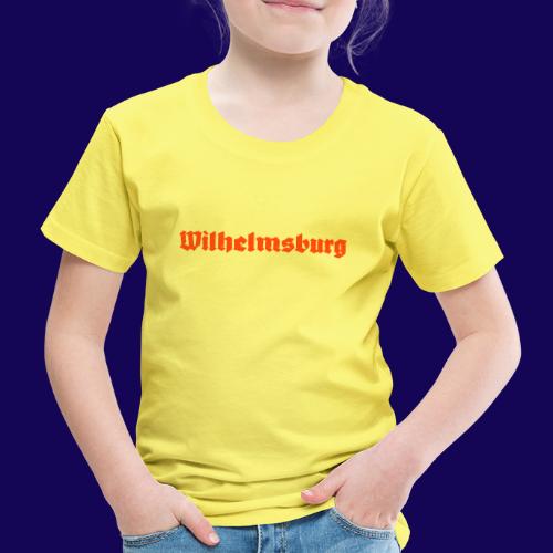 Wilhelmsburg Fraktur-Typo: Die Hamburger Elbinsel! - Kinder Premium T-Shirt