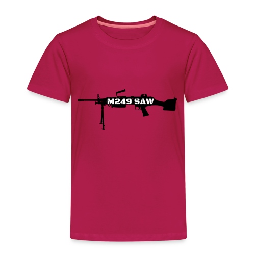 M249 SAW light machinegun design - Kinderen Premium T-shirt