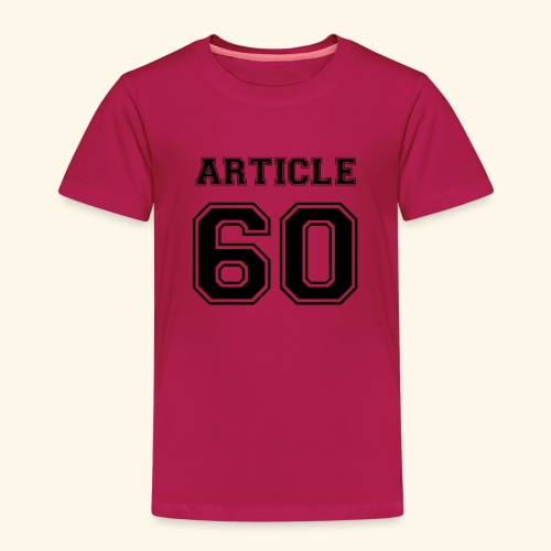 Article 60 noir - T-shirt Premium Enfant