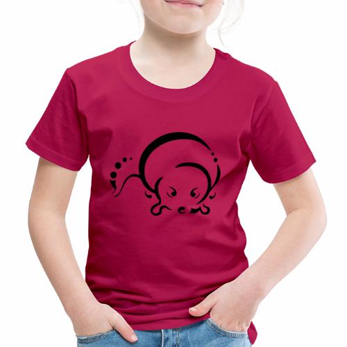 Otter, schlankes Design Tribal - Kinder Premium T-Shirt