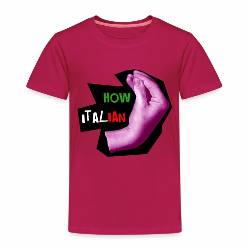 How Italian tear / Meme italia strappo - Maglietta Premium per bambini