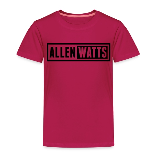 ALLEN WATTS LOGO DARK - Kinderen Premium T-shirt