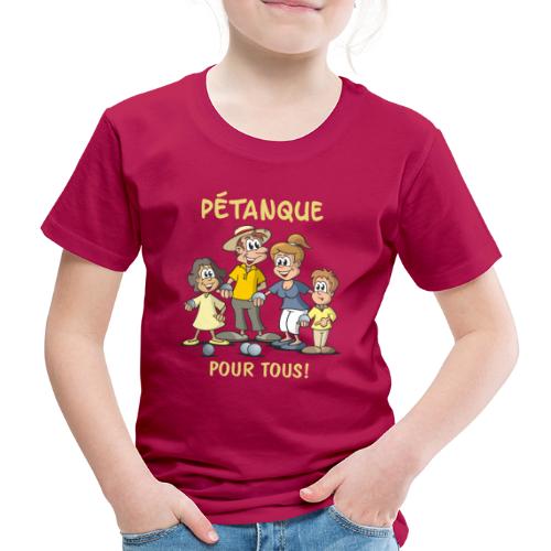 Pétanque für Alle! - Kinder Premium T-Shirt