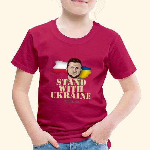 Polska Stand with Ukraine - Kinder Premium T-Shirt