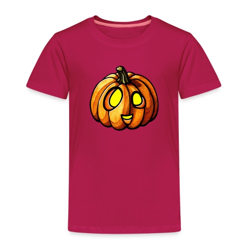 Pumpkin Halloween watercolor scribblesirii - Koszulka dziecięca Premium