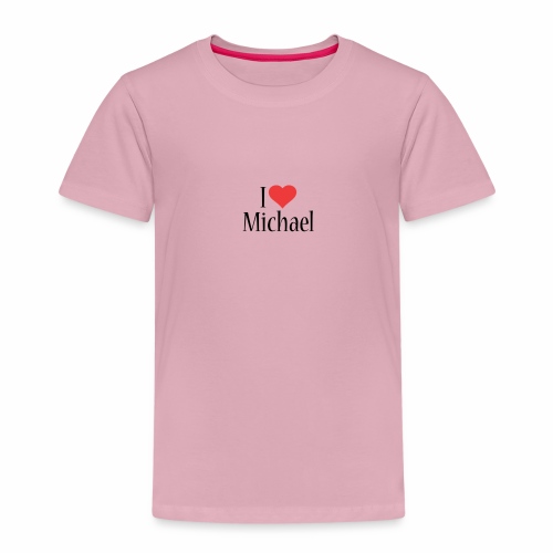 Michael designstyle i love Michael - Kids' Premium T-Shirt