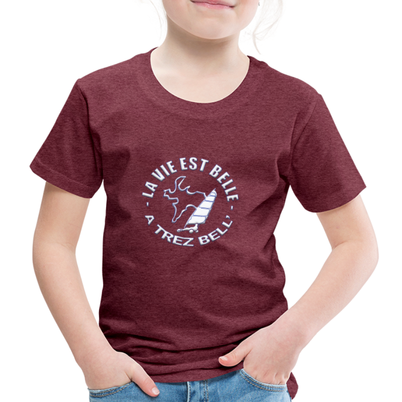 La vie est belle a Trez Bell blanc - T-shirt Premium Enfant