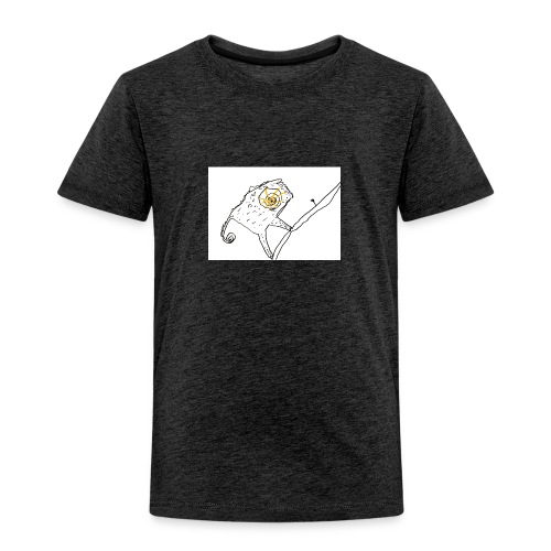 Camaleonte con fogliolina - Kids' Premium T-Shirt