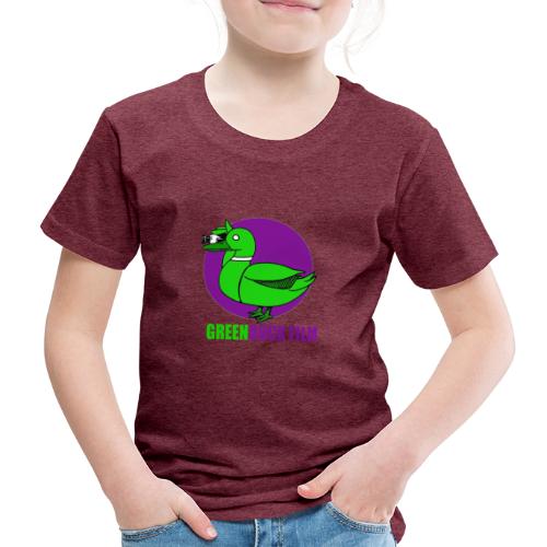 Greenduck Film Purple Sun Logo - Børne premium T-shirt