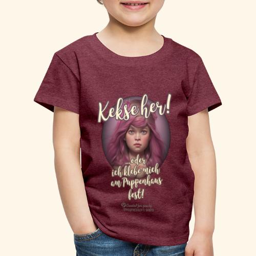 Kekse her lustiges Sprüche Design - Kinder Premium T-Shirt