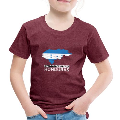 Straight Outta Honduras country map & flag - Kids' Premium T-Shirt