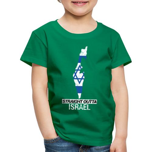 Straight Outta Israel country map & flag - Kids' Premium T-Shirt