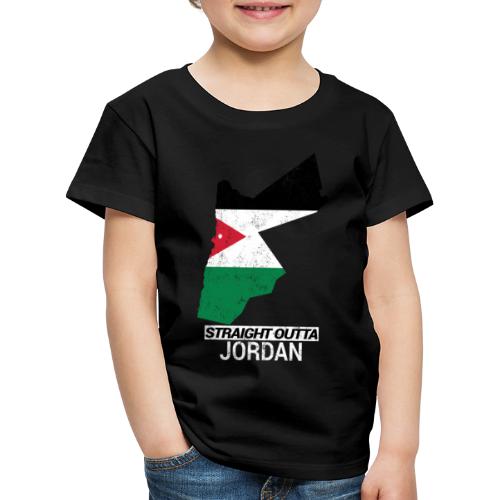 Straight Outta Jordan country map - Kids' Premium T-Shirt