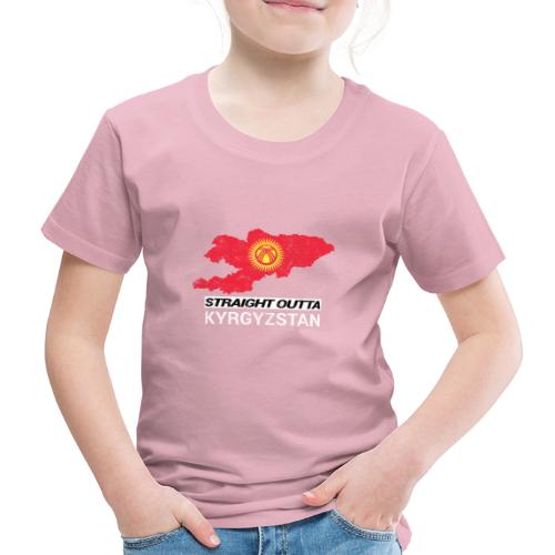 Straight Outta Kyrgyzstan country map - Kids' Premium T-Shirt