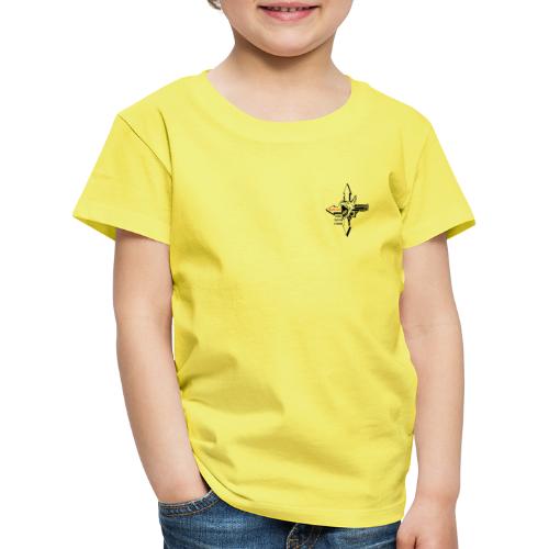 2Logo - schwarz/orange - Kinder Premium T-Shirt