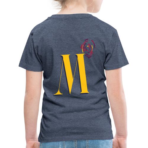 'M', rugzijde, Metropolis, voorzijde klein - Kinderen Premium T-shirt