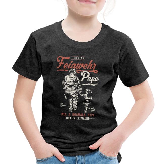 Feiawehrpapa - Kinder Premium T-Shirt