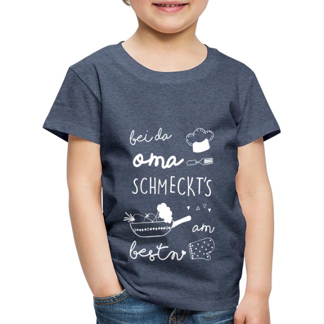 Vorschau: Bei da Oma schmeckts am bestn - Kinder Premium T-Shirt