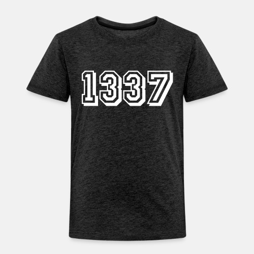 1337 - Premium T-skjorte for barn (ca 2-8 år)
