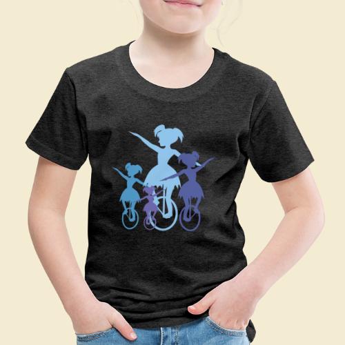 Einrad Girls - Kinder Premium T-Shirt