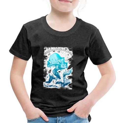 L'humanité se noie - look grunge noir - T-shirt Premium Enfant
