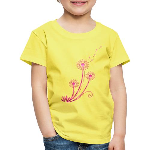 Pusteblume, Löwenzahn, Blumen, Blume, Frühling - Kinder Premium T-Shirt