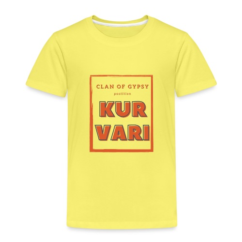 Clan of Gypsy - Position - Kurvari - Kinder Premium T-Shirt