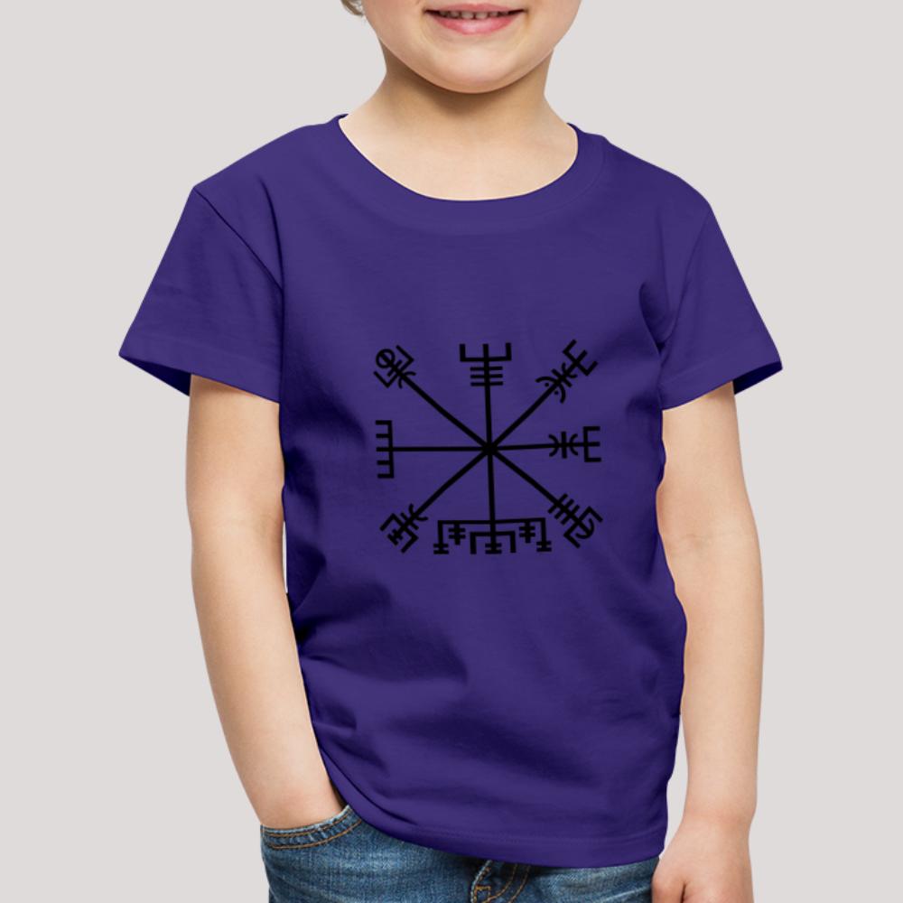 Vegvisir - Kinder Premium T-Shirt Lila