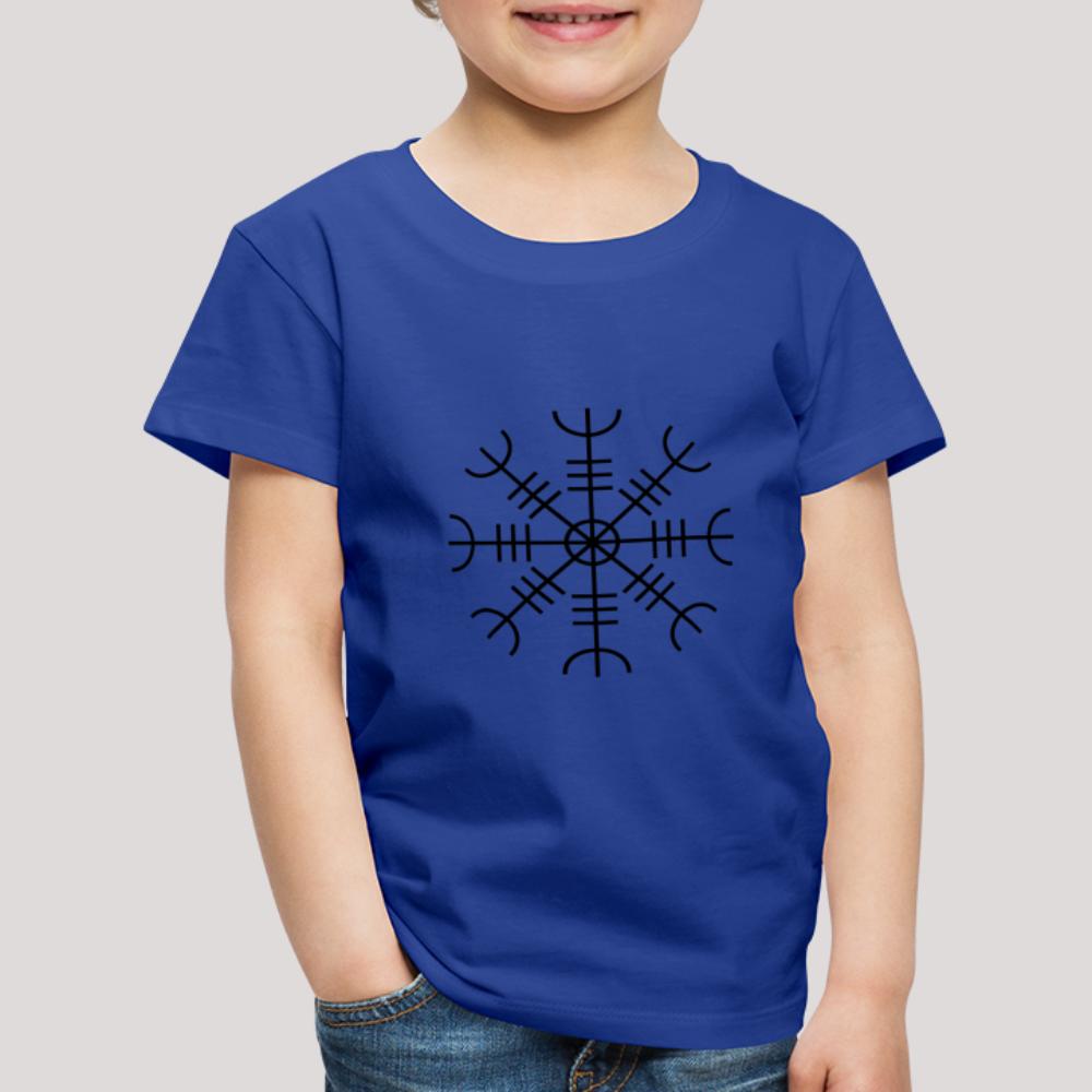 Aegishjalmur - Kinder Premium T-Shirt Königsblau
