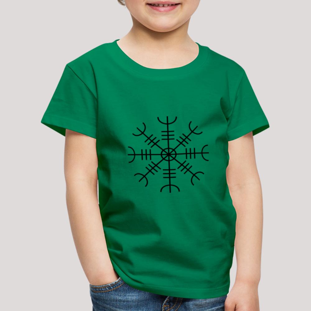 Aegishjalmur - Kinder Premium T-Shirt Kelly Green
