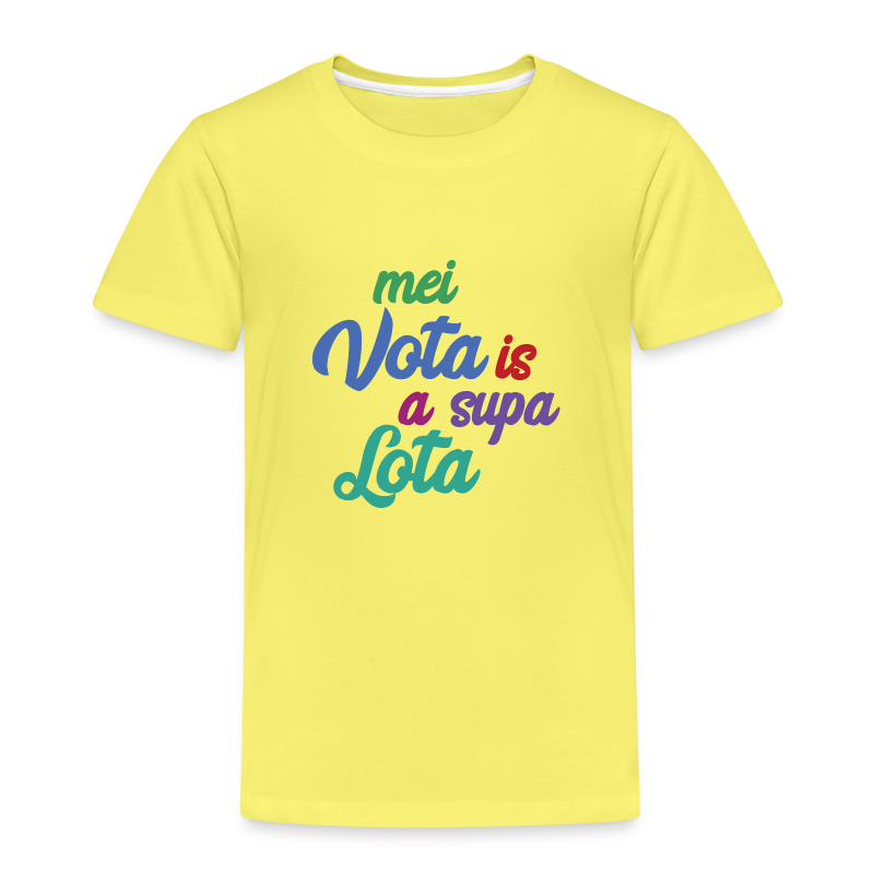 Mei Vota is a supa Lota - Kinder Premium T-Shirt