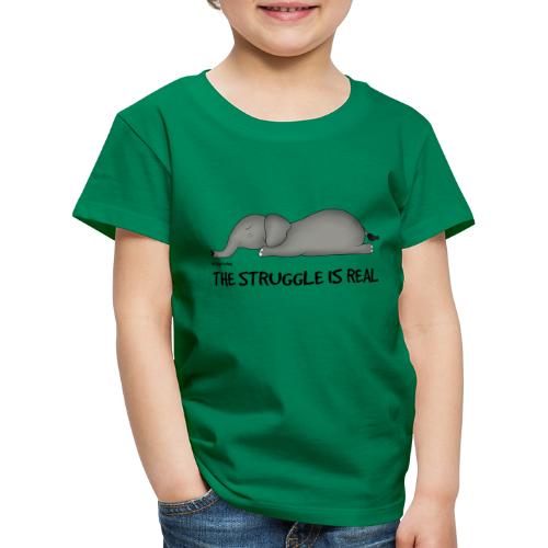 Amy's 'Struggle' design (black txt) - Kids' Premium T-Shirt