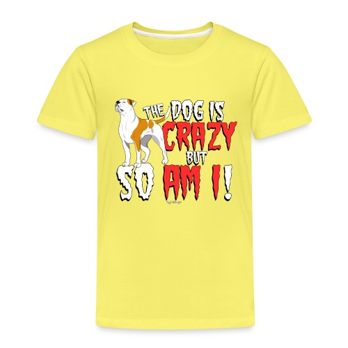American Bulldog Crazy 3 - Kids' Premium T-Shirt
