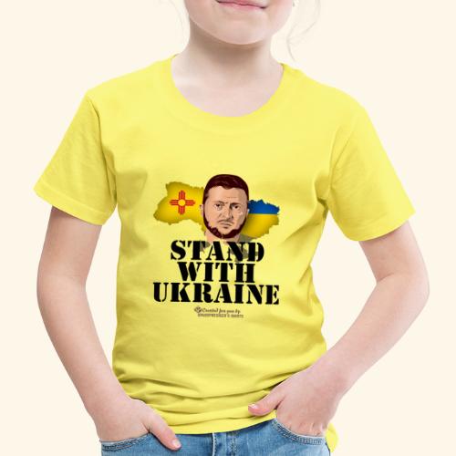 Ukraine Selenskyj New Mexico Stand with Ukraine - Kinder Premium T-Shirt