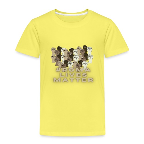 Roma Lives Matter - Fists - Kinder Premium T-Shirt