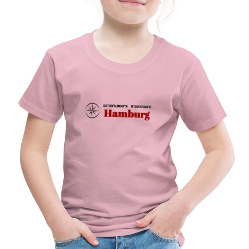 Koordinaten Hamburg 2 - Kinder Premium T-Shirt