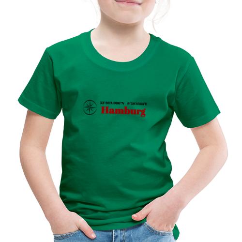 Koordinaten Hamburg 2 - Kinder Premium T-Shirt