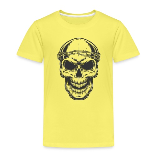 Kunterli Art meet skulls - #KUN-SKU-04 - Excellent - Kids' Premium T-Shirt